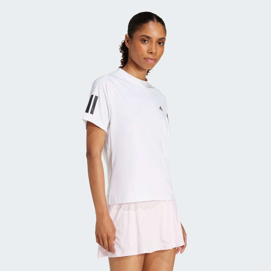 adidas Club 3-Stripes Tennis Climacool Tee