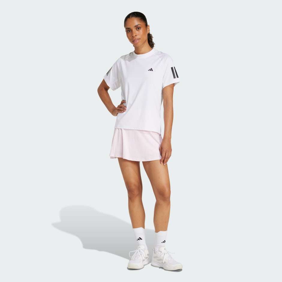 adidas Club 3-Stripes Tennis Climacool Tee