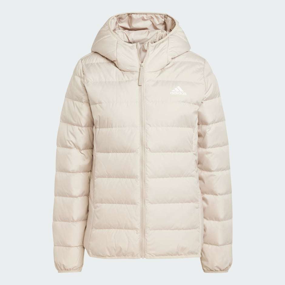 adidas Essentials Light Down Hooded Jacket