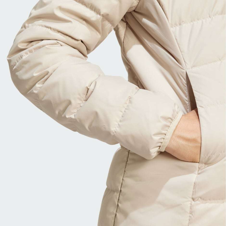 adidas Essentials Light Down Hooded Jacket