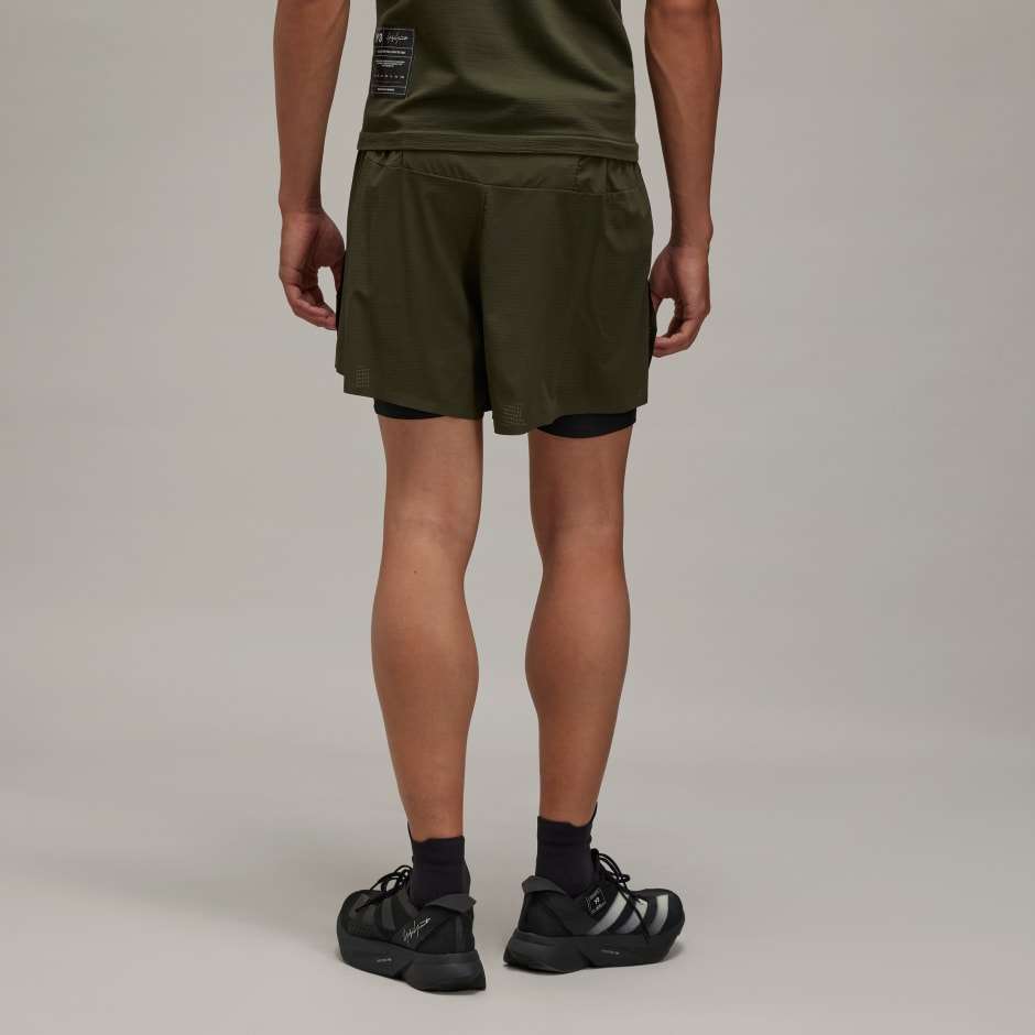 adidas Y-3 Running Shorts with Tights
