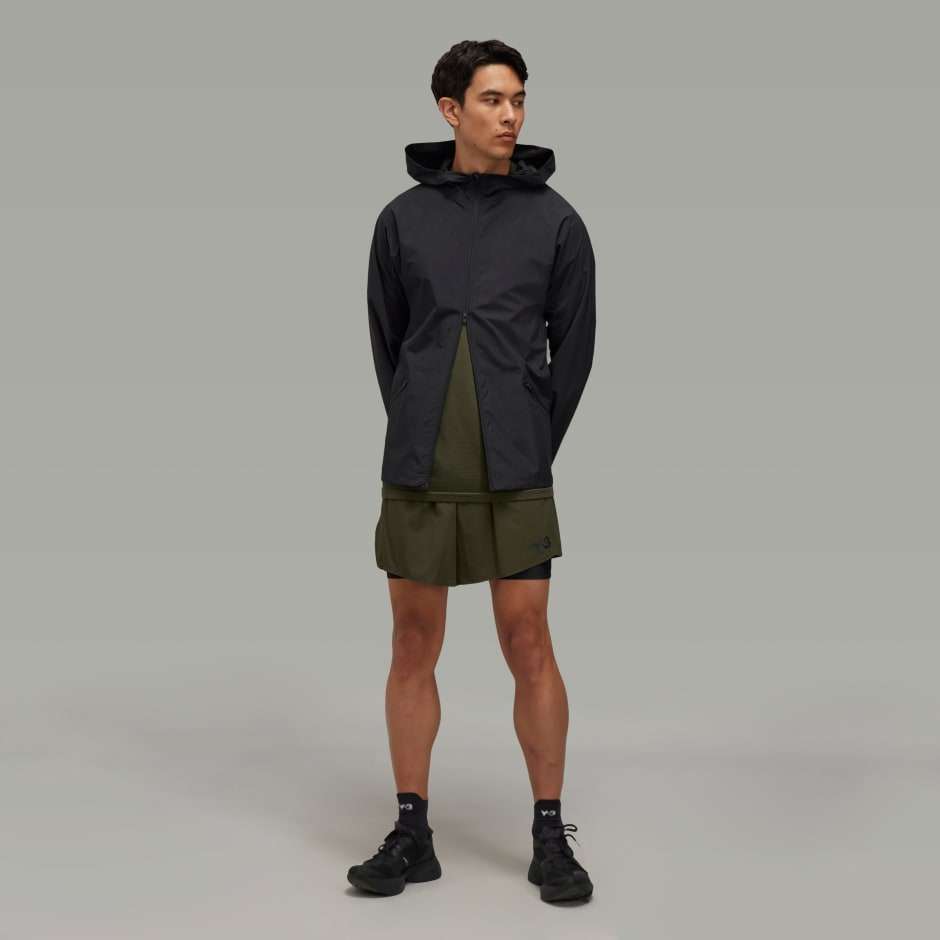 adidas Y-3 Running Shorts with Tights