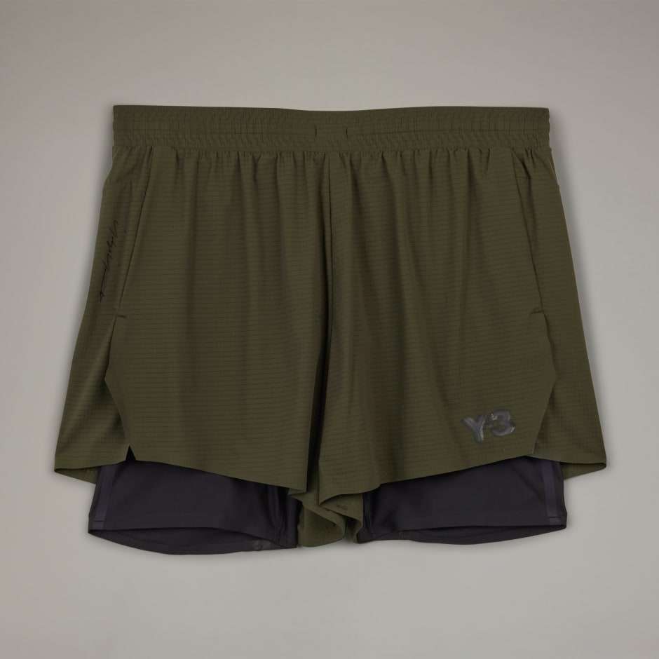 adidas Y-3 Running Shorts with Tights