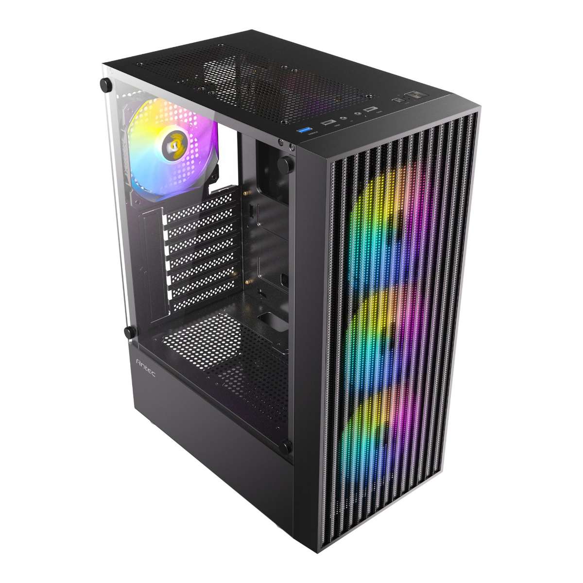 Antec AX27 RGB ELITE ATX Gaming Chassis - Black