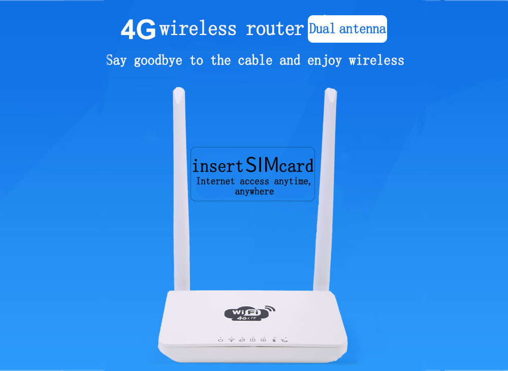 CP7 4G LTE Smart WIFI Router 802.11 b/g/n 300Mbps Support SIM Card FDD-LTE/WCDMA/GSM Global Version
