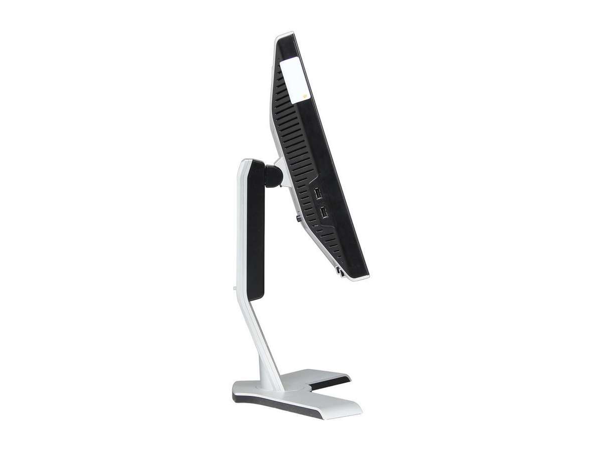 Dell 1908FP 19inch LCD Monitor DVI VGA USB black and silver