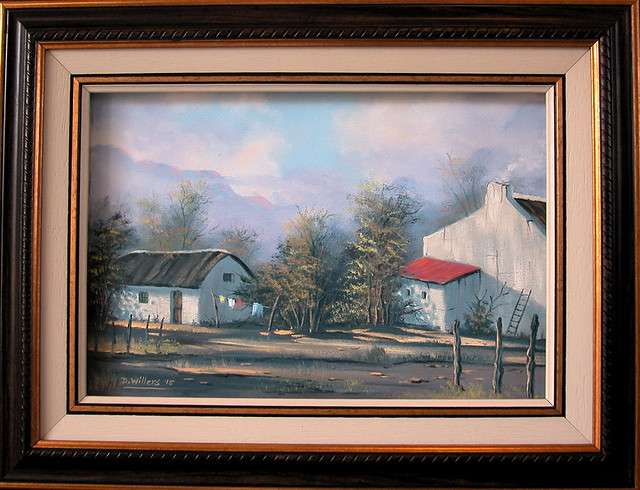 DANE WILLERS Original Oil: From the Artist's Private Collection. FRAMED !!  Gallery Price: R8500.00