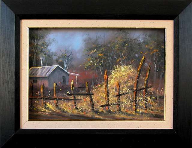 DANE WILLERS (1949 - ): Stunning Original Oil on Canvas:The Haystack.FRAMED! Gallery Price: R7000.00