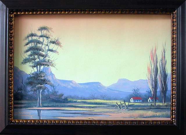 DANE WILLERS: (1949 - ) :  Original Oil: Sunrise: FRAMED! . Gallery Price: R4000.00