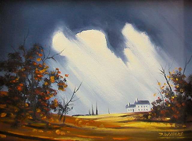 DANE WILLERS - (1949 - ):  Oil: TEMPEST.