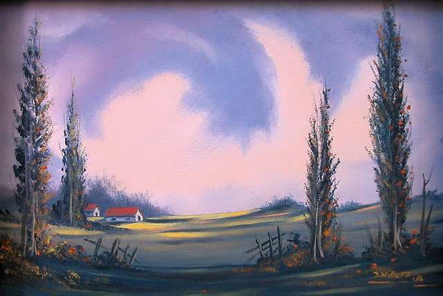 DANE WILLERS Original Oil: Storm Brewing. Gallery Price: R5500.00