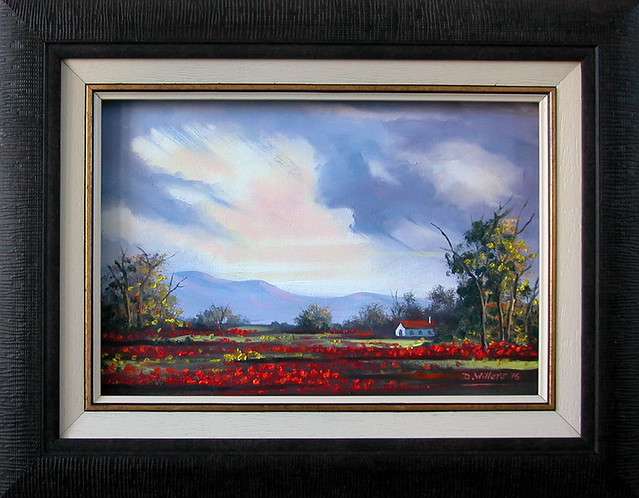 DANE WILLERS:  (1949 - ) Stunning Oil: Wildflowers. MAKE AN OUTRIGHT OFFER ?? Normal Price: R5000.00