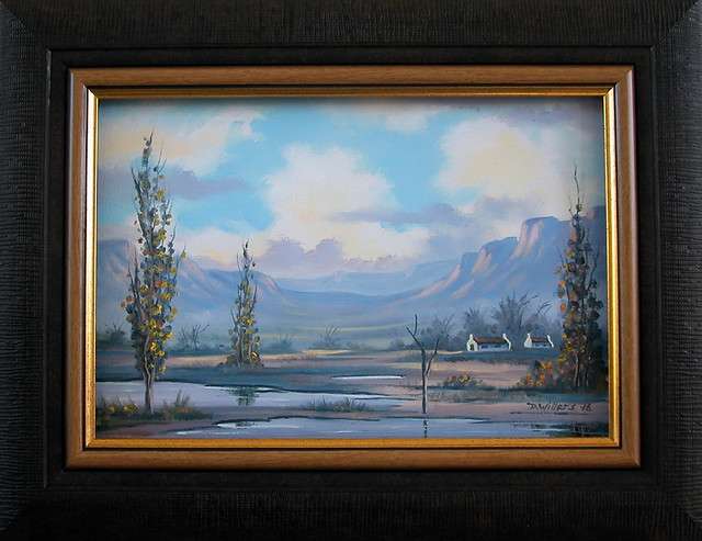 DANE WILLERS:  (1949 - ) Stunning Original Oil: After the Rain. FRAMED !! Gallery Price: R5500.00