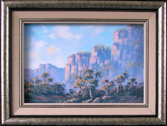 DANE WILLERS (1949 - ): Stunning  Oil: Mountain View.  Gallery Price: R3500.00