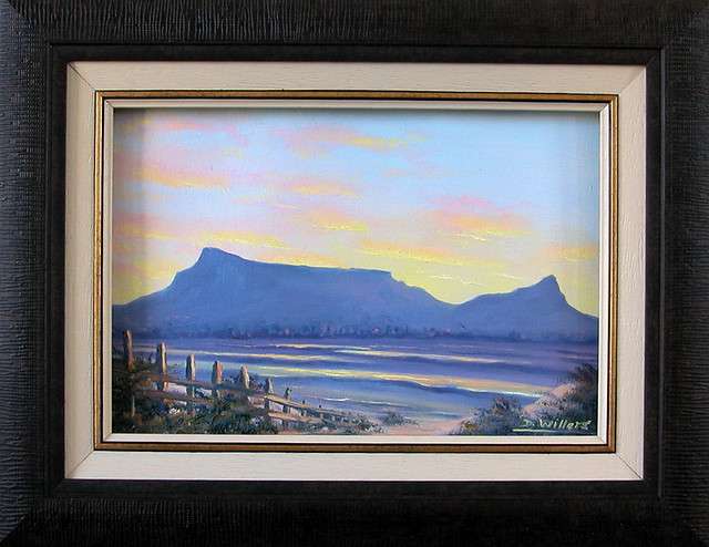 DANE WILLERS:  (1949 - ) Daybreak, Table Mountain. Normal Price: R4000.00