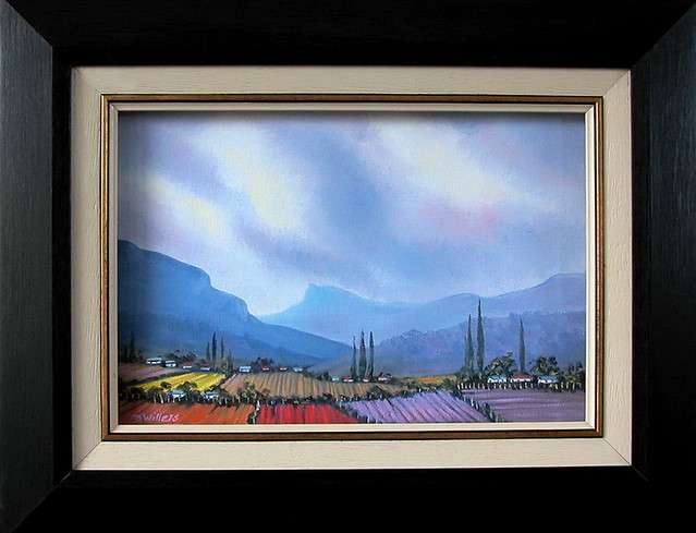 DANE WILLERS (1949 - ): Stunning Original Oil : Hexriver Valley. Framed.Gallery Price: R5500.00