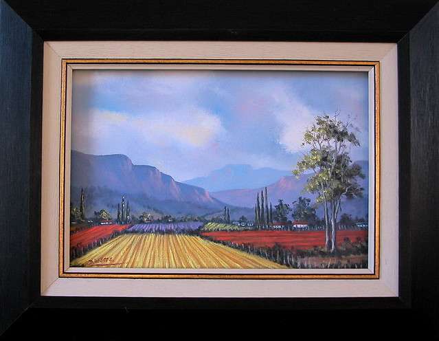 DANE WILLERS (1949 - ):Stunning Original Oil: Winelands Splendour. FRAMED !! Gallery Price: R6000.00