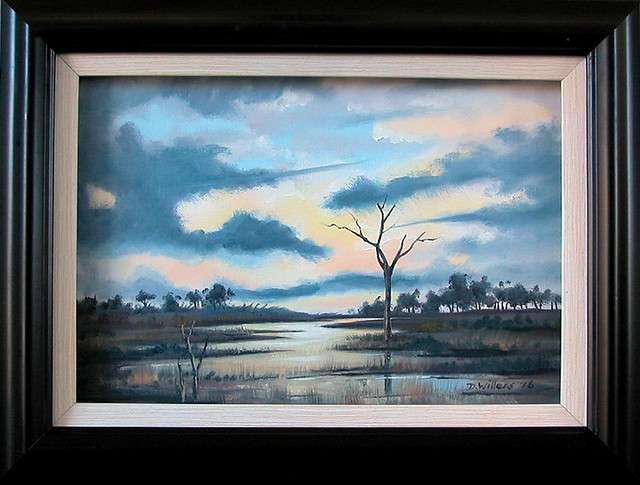 DANE WILLERS (1949 - ): Oil: Vleiland.Gallery Price: R4000.00