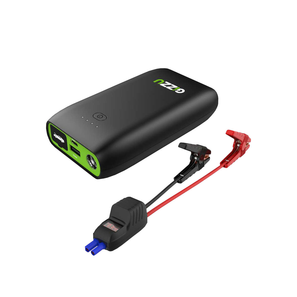GIZZU 1000A Jump Starter 10400mAh  Black