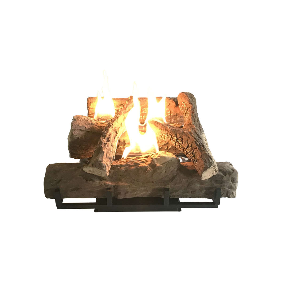 Alva Log Fireplace Gas Heater 520mm Wide