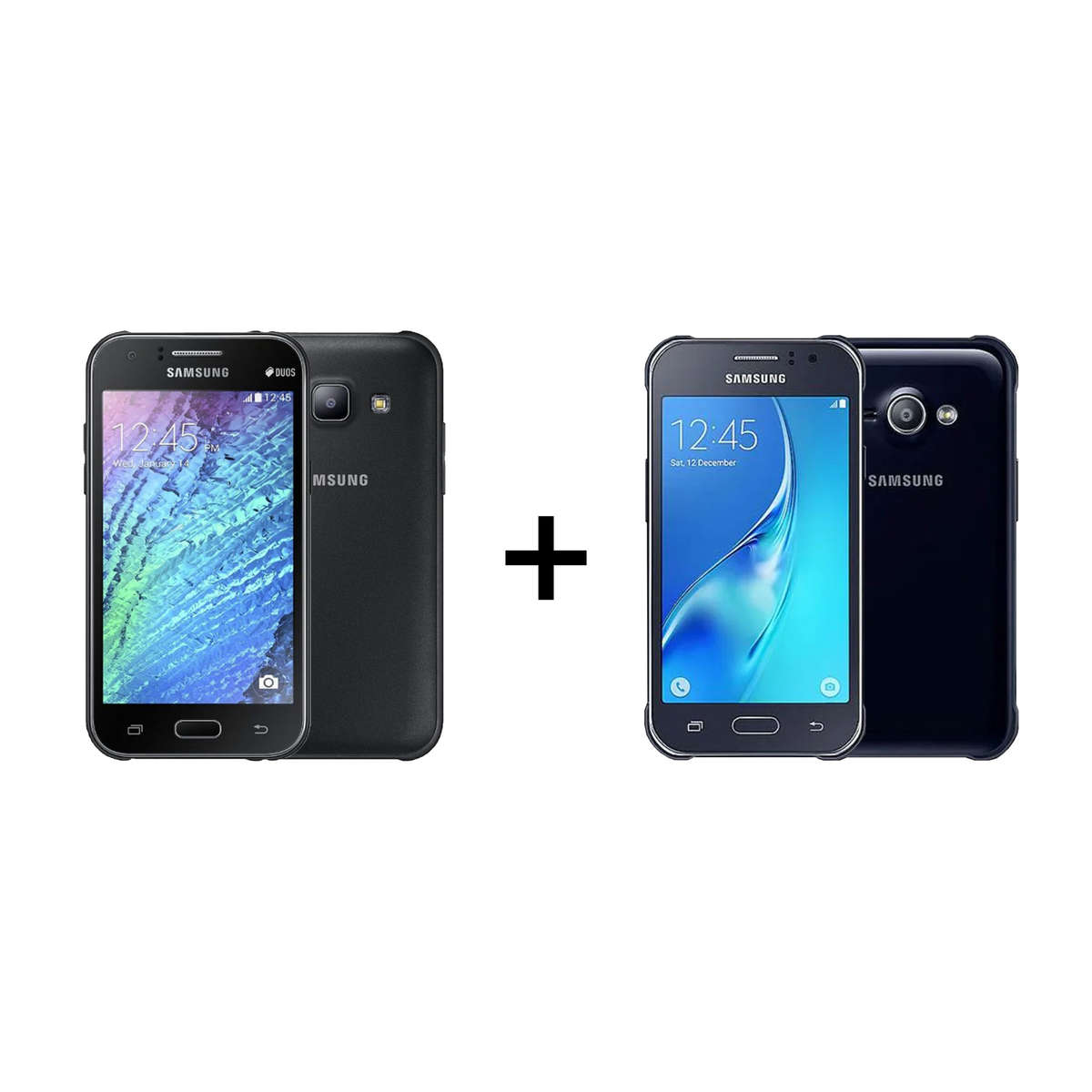 Samsung Galaxy J1 Mini Dual Sim (2016) - Black + Samsung Galaxy J1 Ace Neo 8GB Single Sim - Black