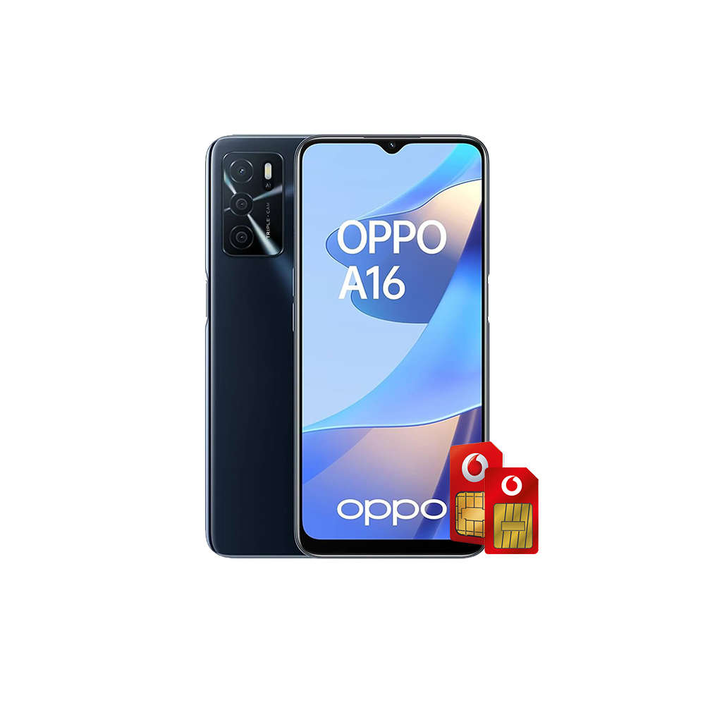 Oppo A16 64Gb Crystal Black Dual Sim