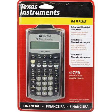 Texas Instruments BA ii Plus Financial Calculator