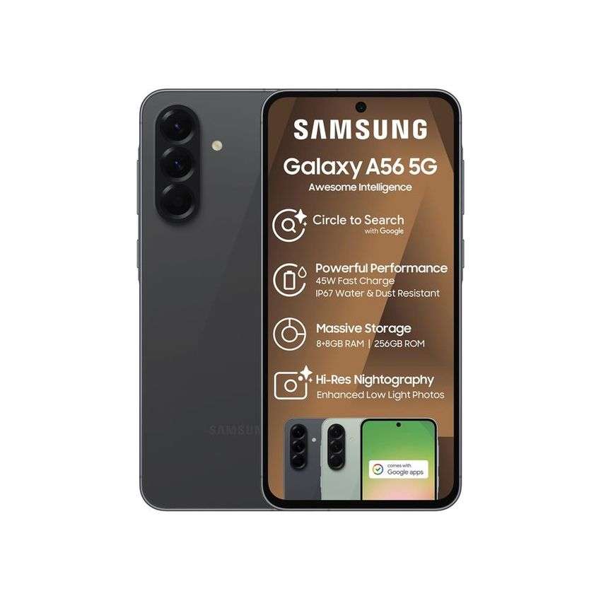 Samsung Galaxy A56 5G 256GB Dual SIM - Black