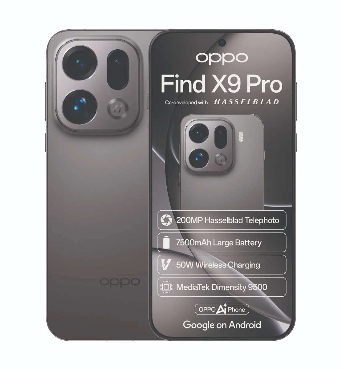 OPPO Find X9 Pro 512GB 5G - Titanium Charcoal