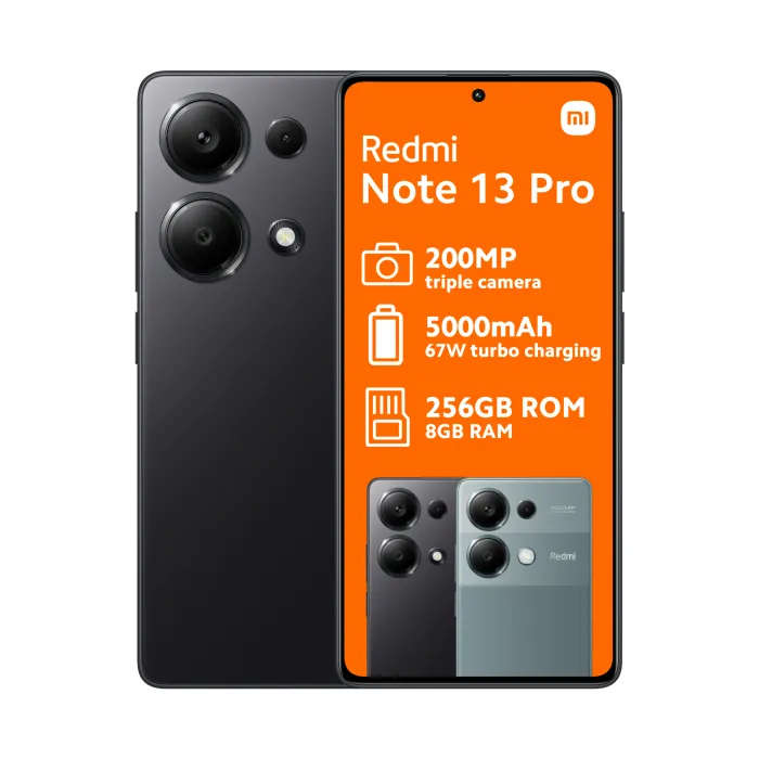 Xiaomi Redmi Note 13 Pro 256GB - Black