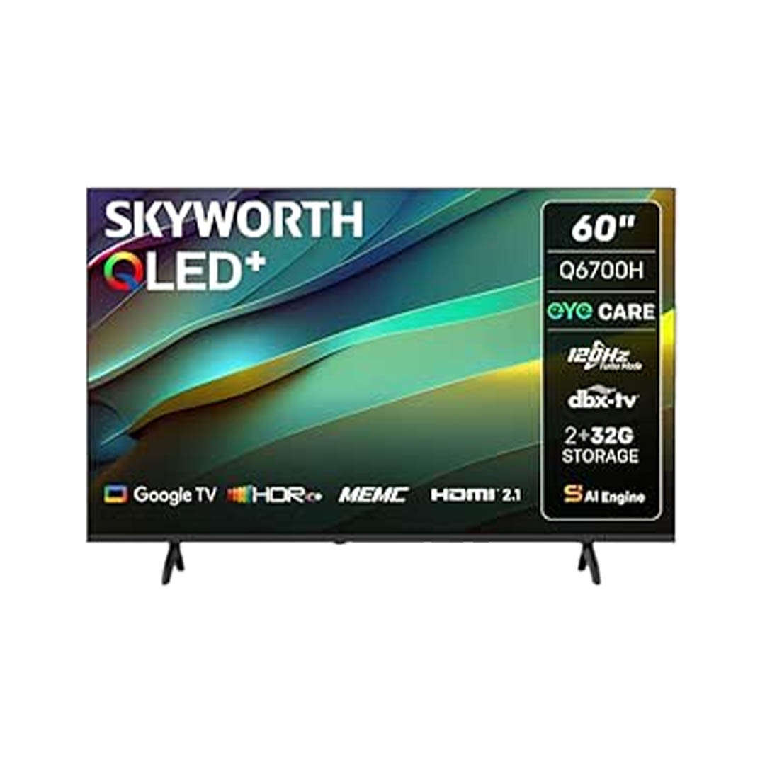 Skyworth QLED Google TV - 120Hz, 32Gb memory