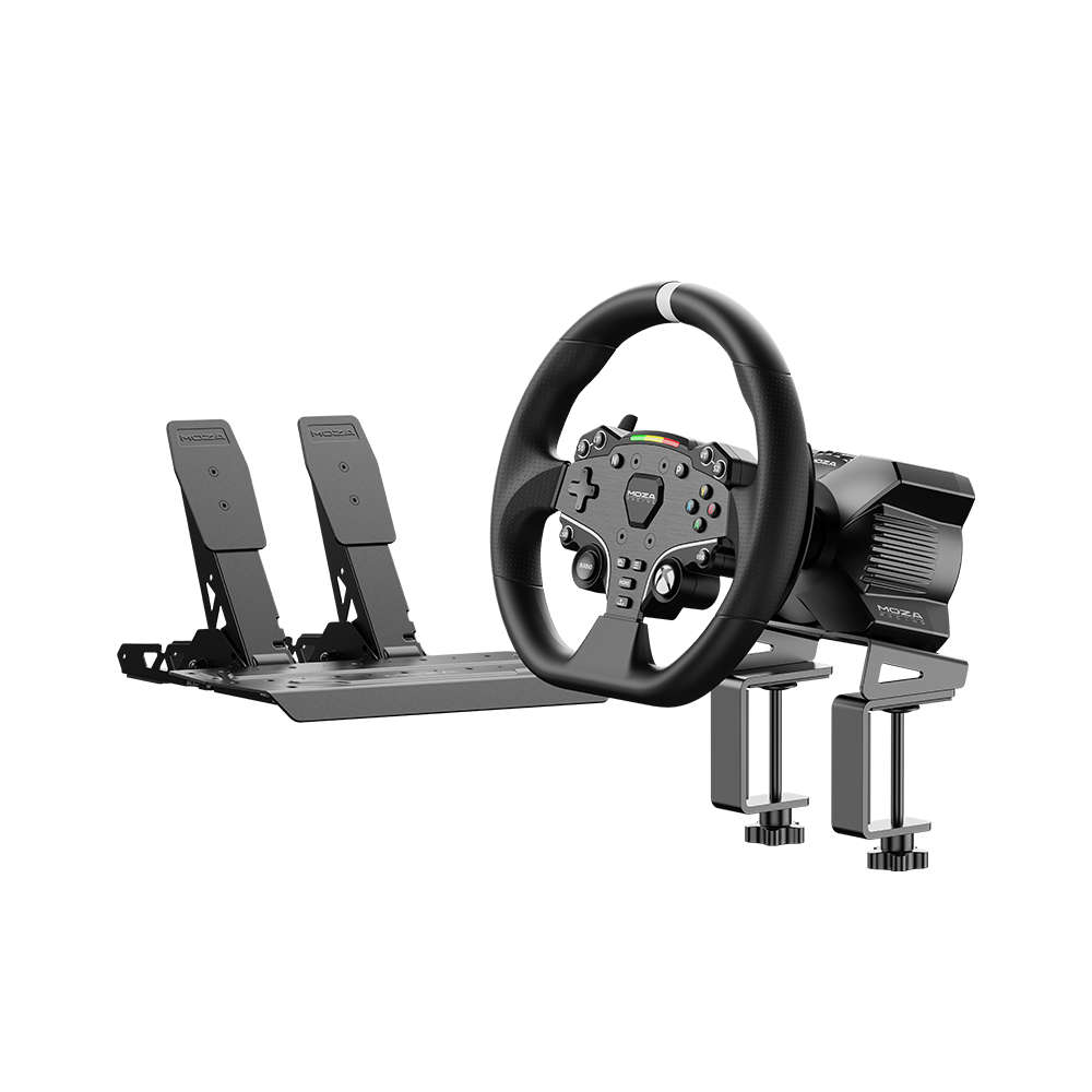 MOZA R3 Racing Wheel and Pedals Bundle for Xbox &amp; PC