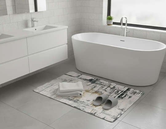 Silky Steps - Rectangle Bath Mat -60*90cm