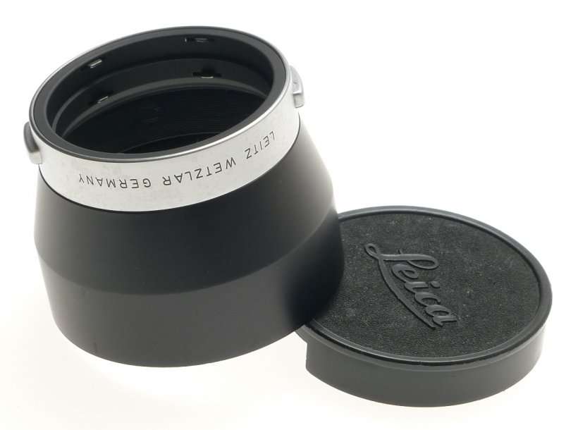 LEICA CHROME 4.5/135 LENS HOOD 4/90 SHADE 12575 MINT 2.8/90mm WITH REVERSE CAP