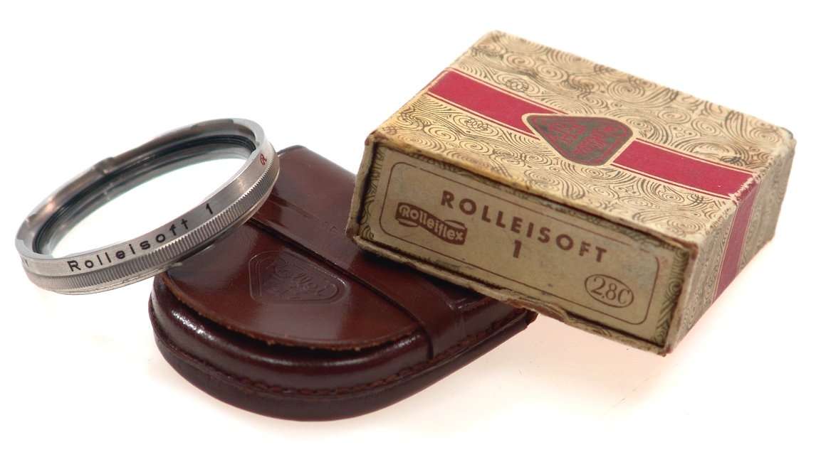 ROLLEISOFT 1 ROLLEIFLEX TLR CAMERA LENS FILTER CASE BOX