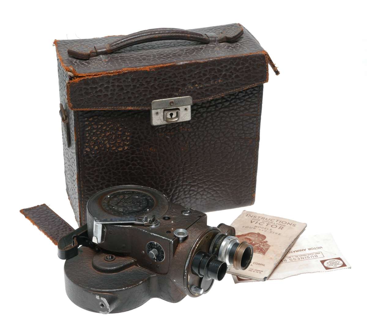 Victor 16mm cine camera Berthiot Cinor lenses 1.5/25mm Dallmeyer