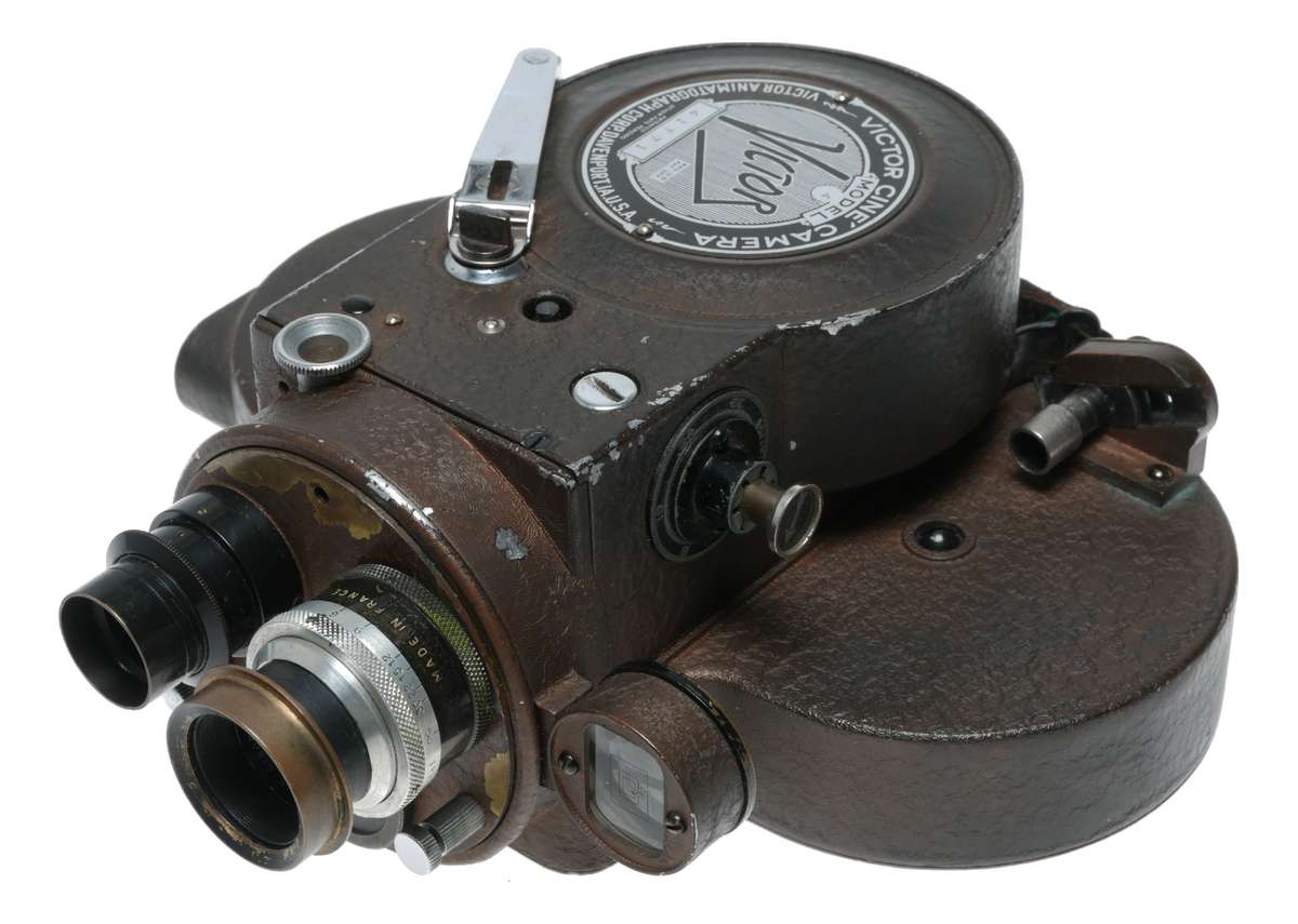 Victor 16mm cine camera Berthiot Cinor lenses 1.5/25mm Dallmeyer