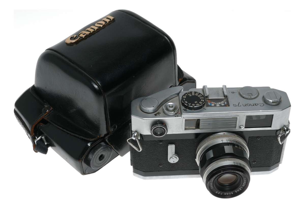 Canon 7S rangefinder 35mm chrome vintage film camera 2.8/50mm lens