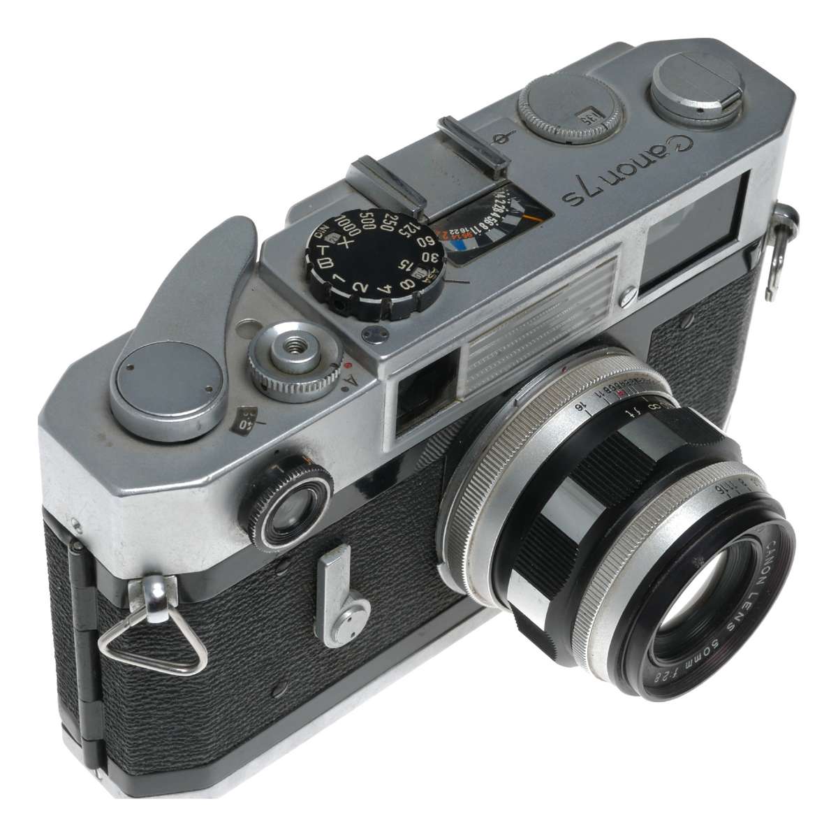 Canon 7S rangefinder 35mm chrome vintage film camera 2.8/50mm lens