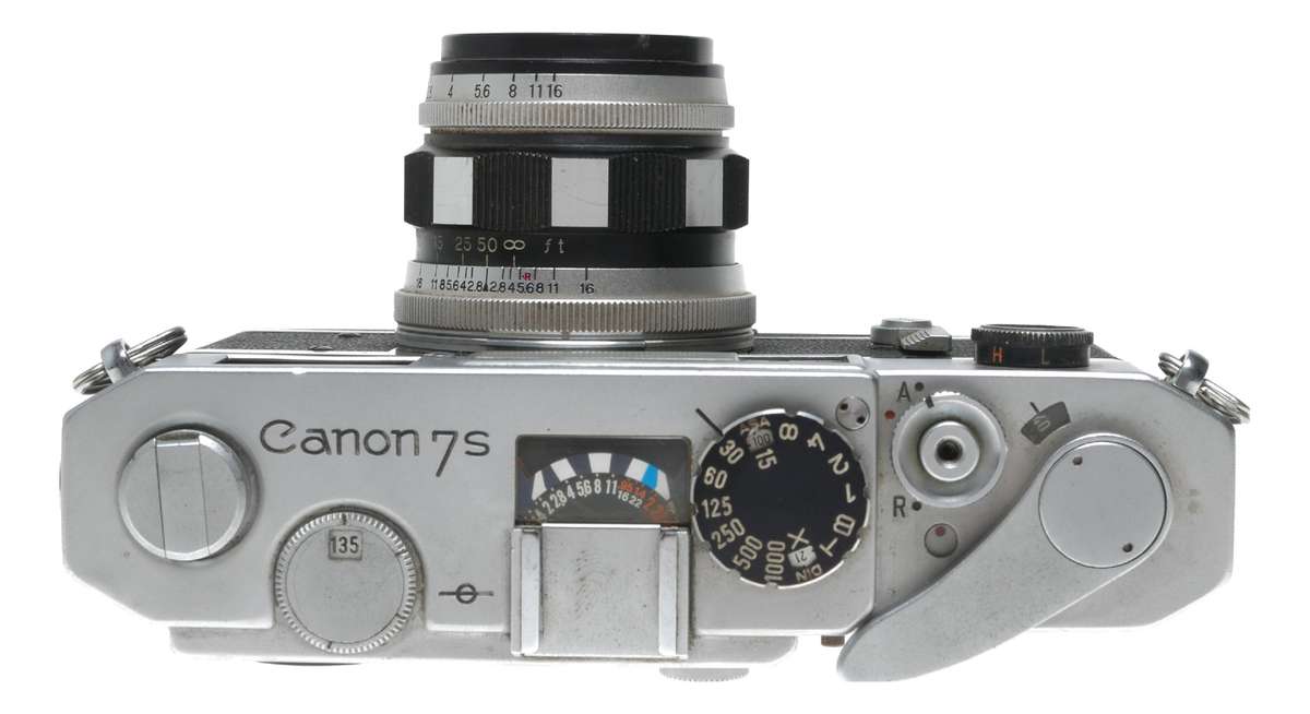 Canon 7S rangefinder 35mm chrome vintage film camera 2.8/50mm lens