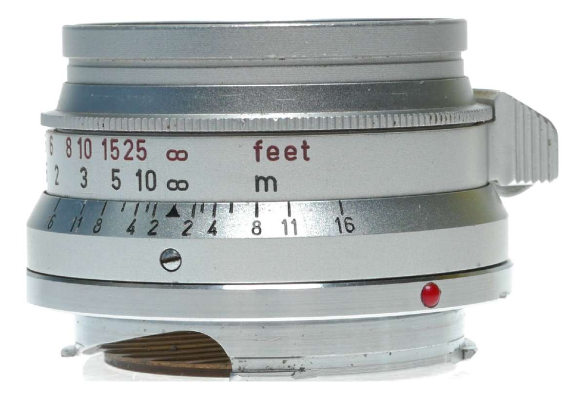 Leica Summicron 1:2/35mm f/2 M lens 8-Element Silver vintage