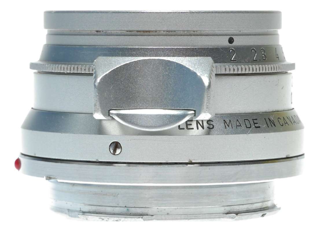 Leica Summicron 1:2/35mm f/2 M lens 8-Element Silver vintage