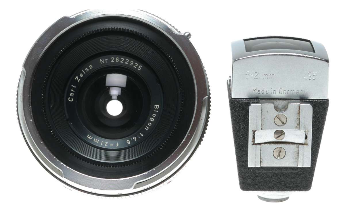 Zeiss Biogon 21mm f/4.5 Lens Kit with Viewfinder for Contarex