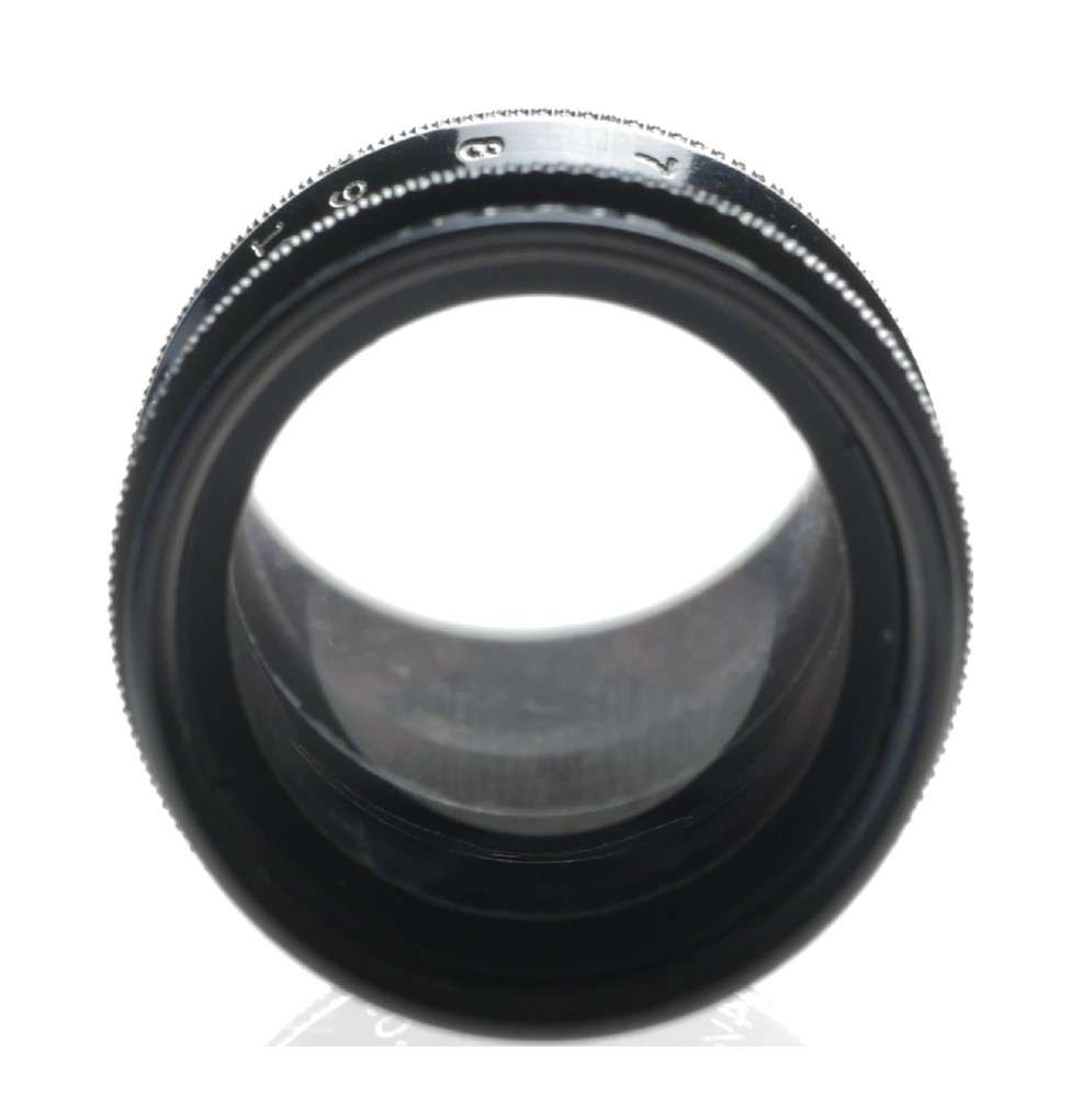 TELATE f4.5 C-Mount 4 inch B H Co. black paint Yellow dot lens 4.5/100mm