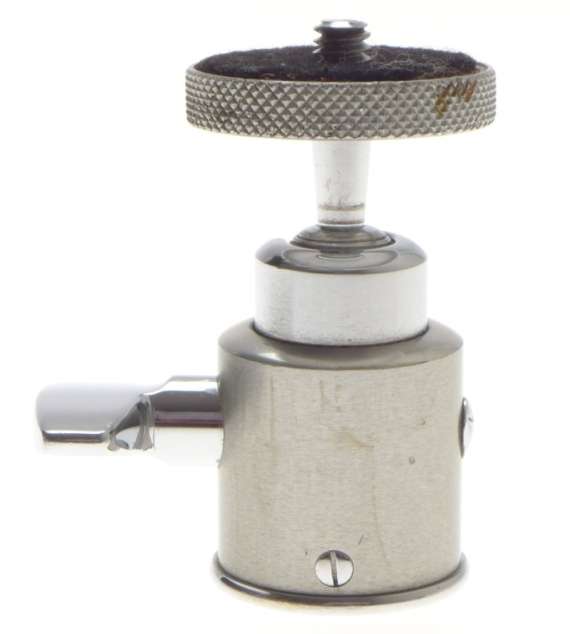 NICKEL BALL HEAD LEITZ WETZLAR TRIPOD LEVEL MOUNT FITS LEICA M CAMERAS M3, M6 M2