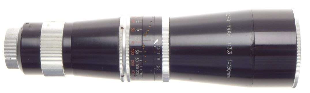 Macro-Yvar 1:3.3 f=150mm C-mount lens micro 4/3 black magic 3.3/150mm cap hood