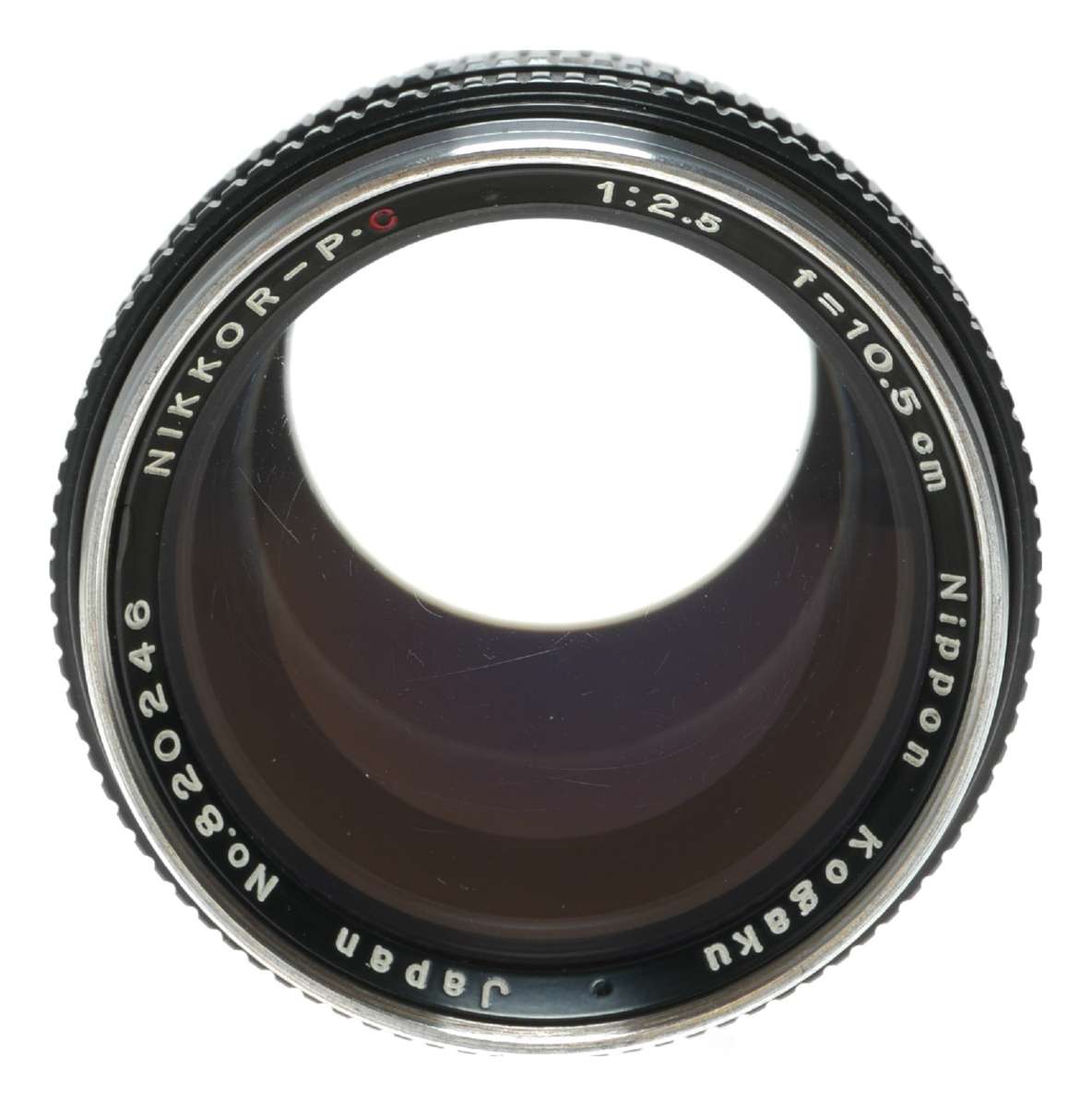 Nippon Kogaku NIKKOR-P 10.5cm F2.5 lens cased Beautiful