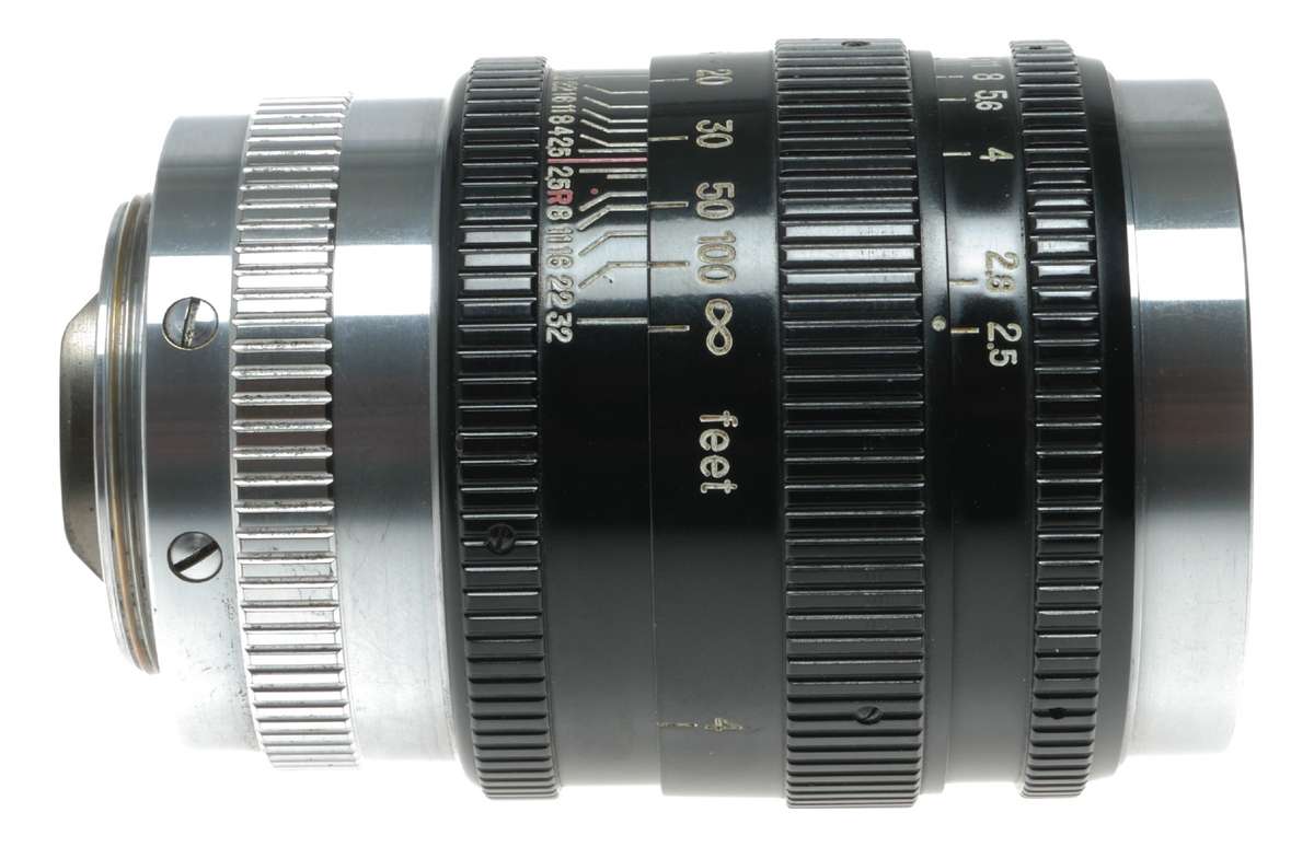 Nippon Kogaku NIKKOR-P 10.5cm F2.5 lens cased Beautiful