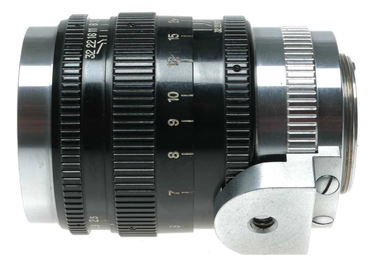 Nippon Kogaku NIKKOR-P 10.5cm F2.5 lens cased Beautiful