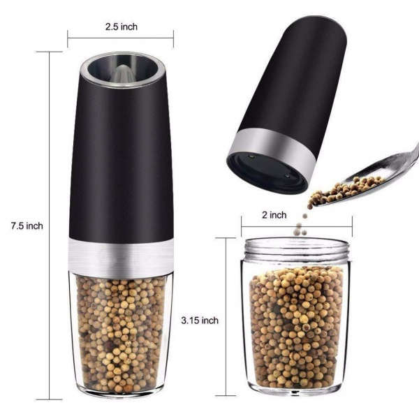Gravity Electric Salt And Pepper Mill